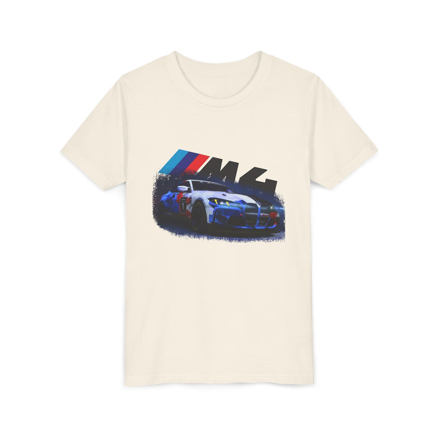 Youth BMW M4 Racing Tee – Kids Car Enthusiast Shirt