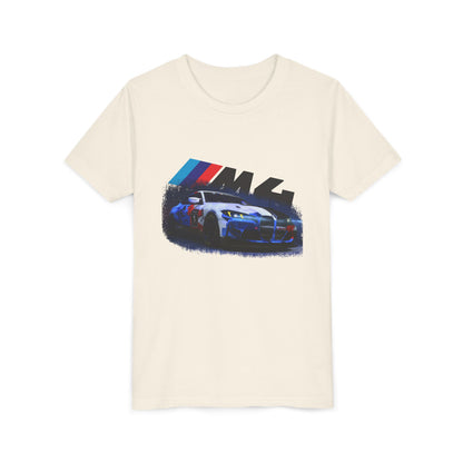 Youth BMW M4 Racing Tee – Kids Car Enthusiast Shirt