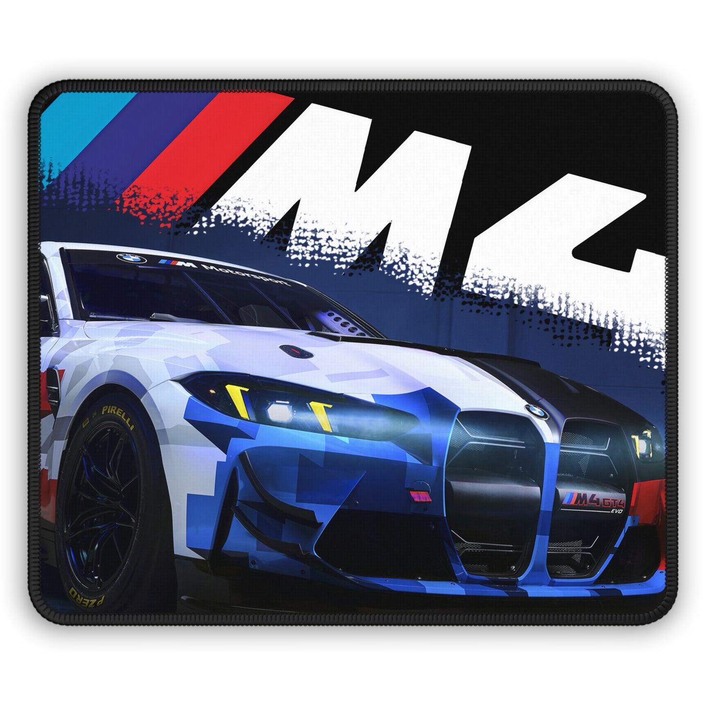 Racing BMW M4 Sport Car Gaming Mouse Pad — Motorsport Drift Desk Mat