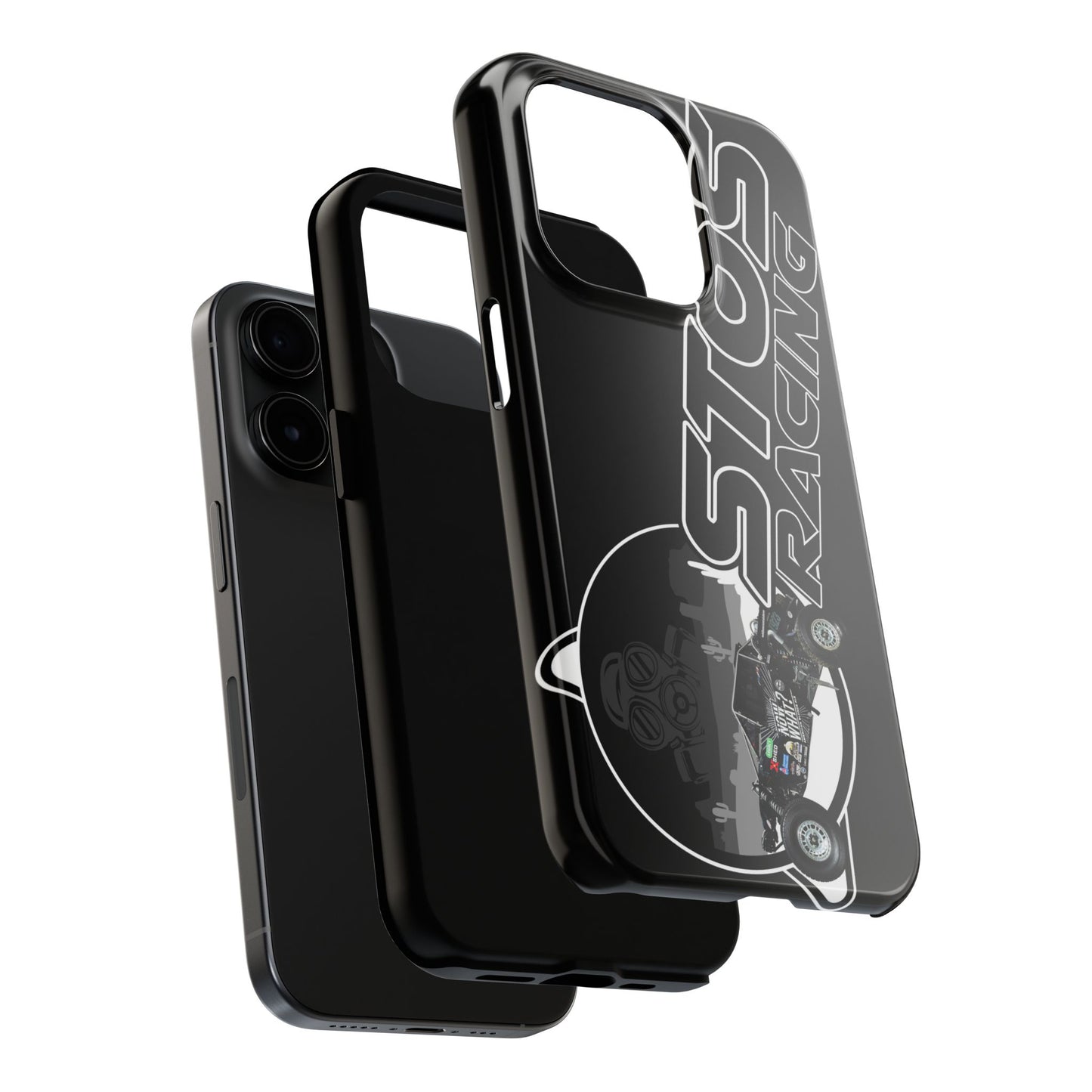 STOS Racing-Themed Tough Phone Cases, Durable Racing Phone Cover, Motorsport Accessories, Gifting for Car Enthusiasts, Sturdy Phone Protection