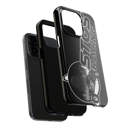 STOS Racing-Themed Tough Phone Cases, Durable Racing Phone Cover, Motorsport Accessories, Gifting for Car Enthusiasts, Sturdy Phone Protection