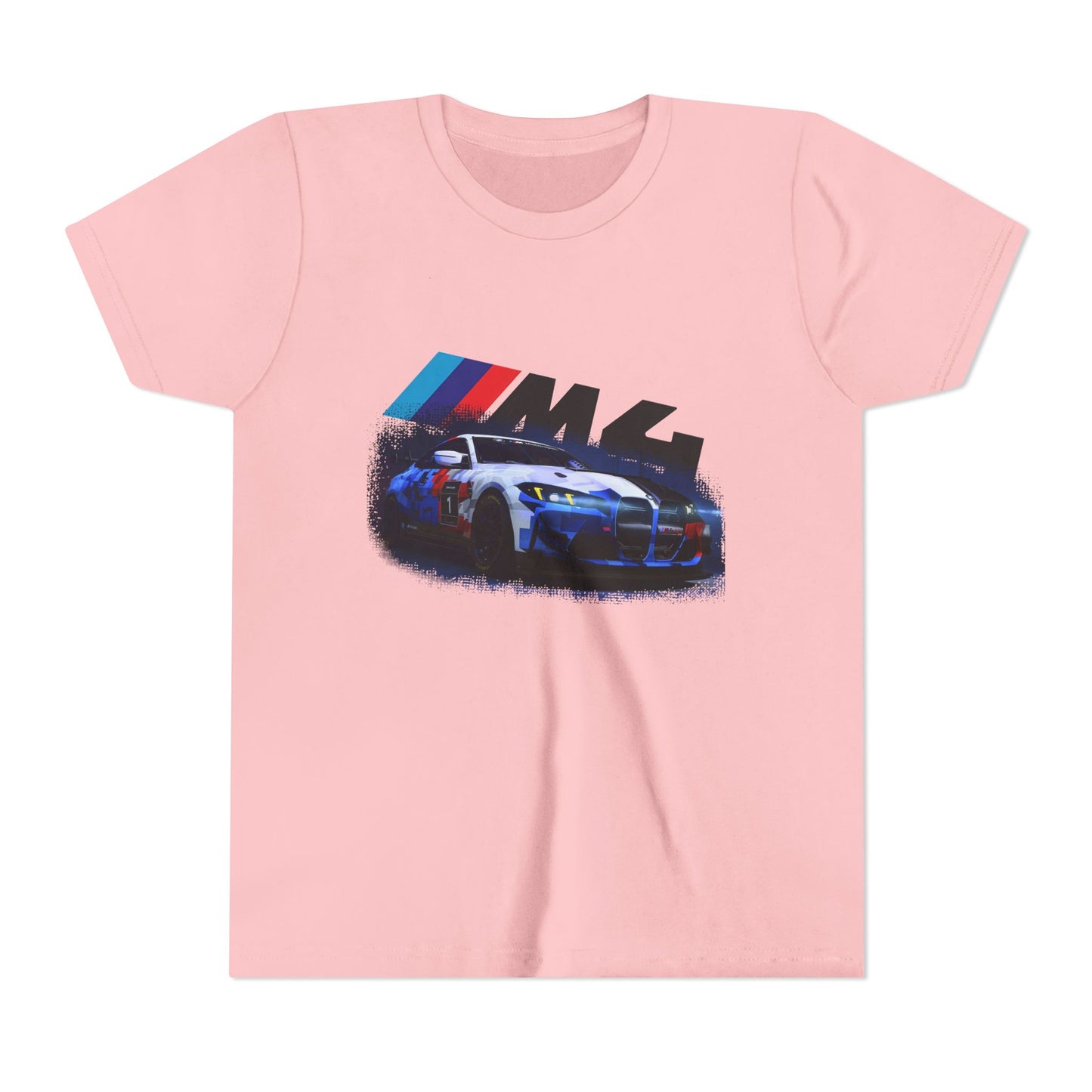 Youth BMW M4 Racing Tee – Kids Car Enthusiast Shirt