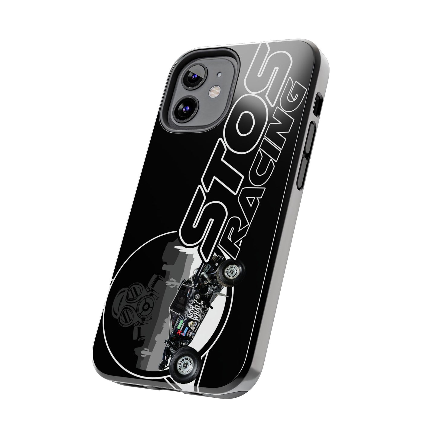 STOS Racing-Themed Tough Phone Cases, Durable Racing Phone Cover, Motorsport Accessories, Gifting for Car Enthusiasts, Sturdy Phone Protection