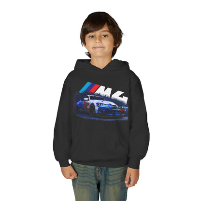 Youth Racing Hoodie — BMW M4 Drift Car Graphic