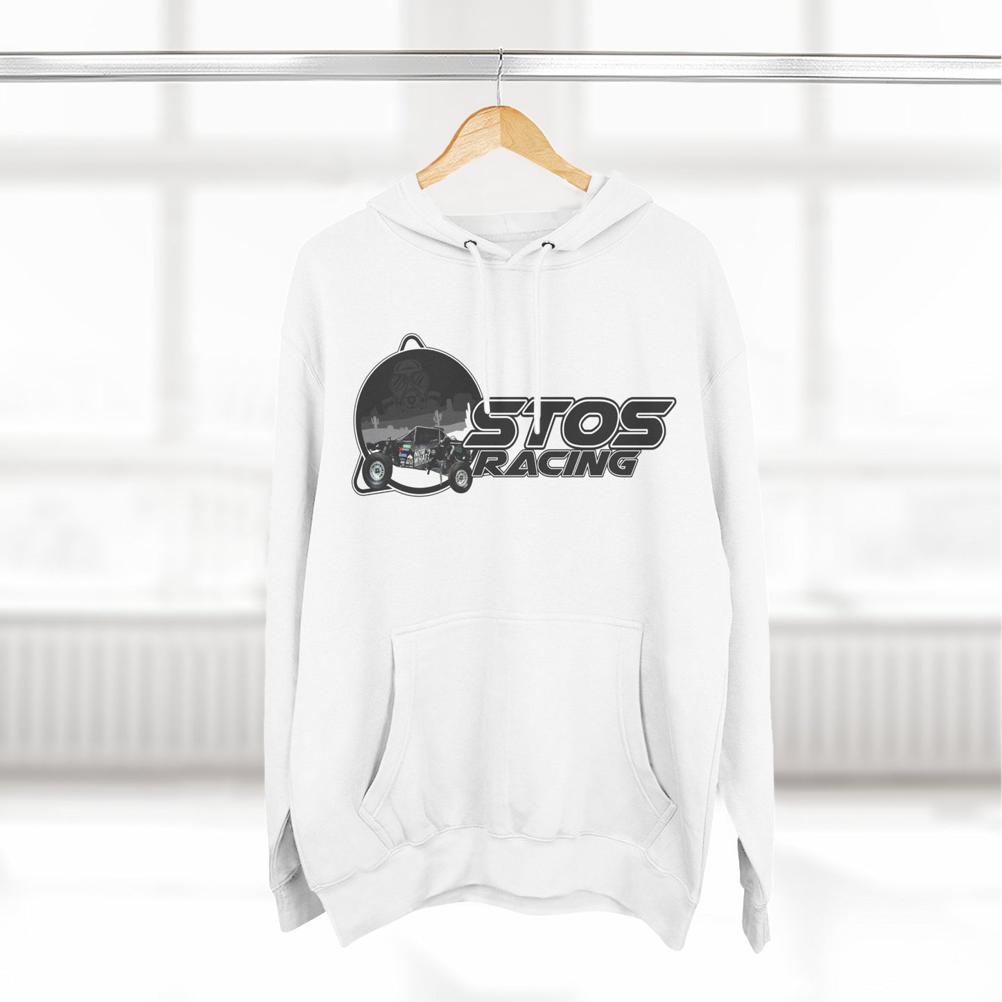 Stos Racing Hoodie - Perfect for Motorsports Fans, Casual Wear, Gifts, and Racing Events, Cozy Fleece