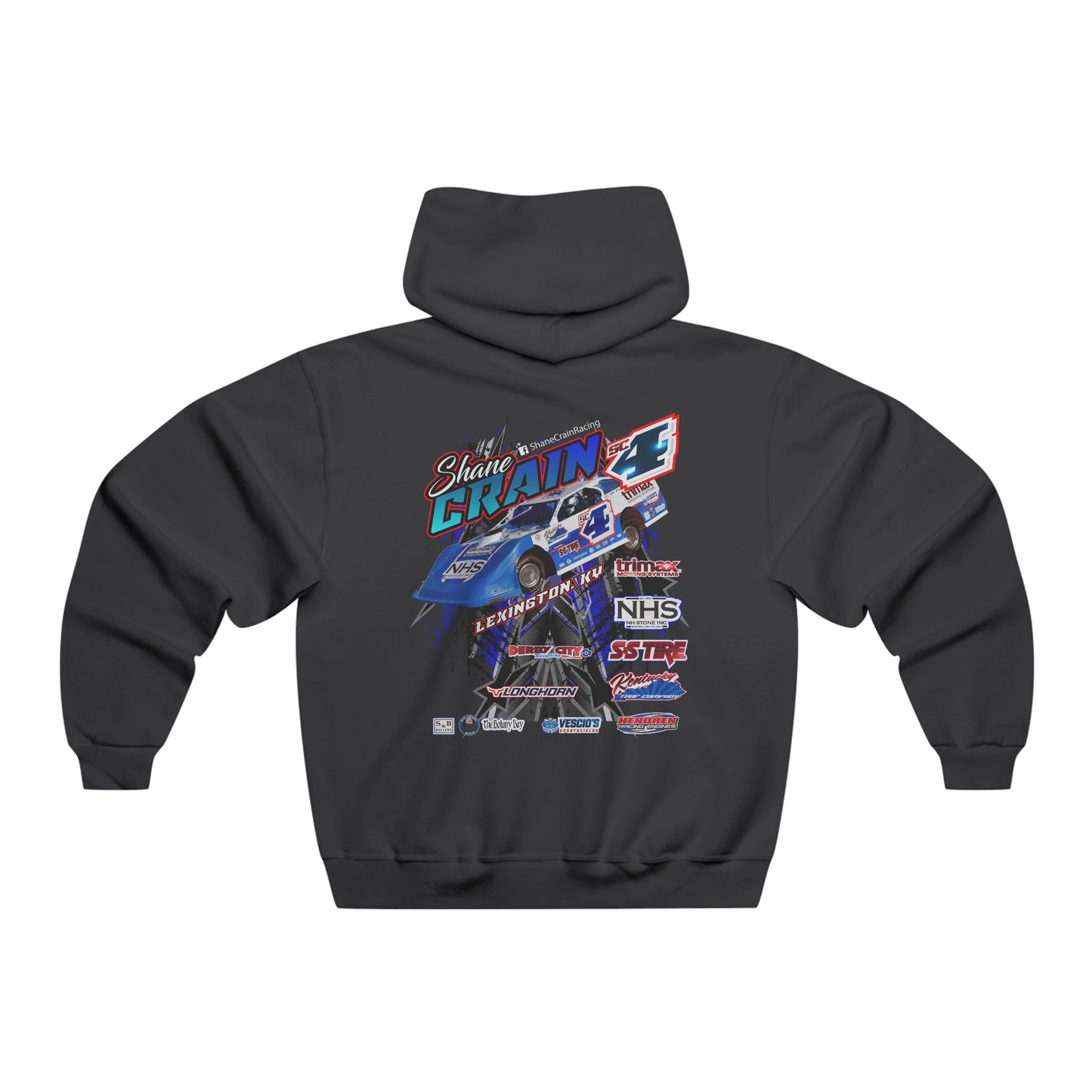 Shane Crain Men's Graphic Hoodie - Casual Comfort, Stylish Streetwear, Perfect for Gifting, Fall/Winter Fashion, Sports Enthusiasts