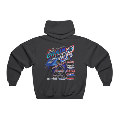 Shane Crain Men's Graphic Hoodie - Casual Comfort, Stylish Streetwear, Perfect for Gifting, Fall/Winter Fashion, Sports Enthusiasts