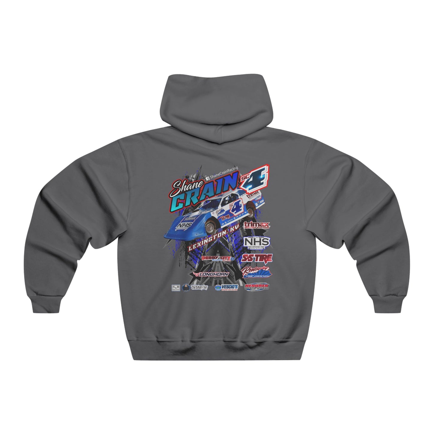 Shane Crain Men's Graphic Hoodie - Casual Comfort, Stylish Streetwear, Perfect for Gifting, Fall/Winter Fashion, Sports Enthusiasts