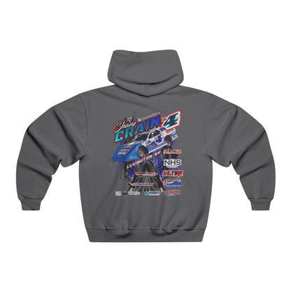 Shane Crain Men's Graphic Hoodie - Casual Comfort, Stylish Streetwear, Perfect for Gifting, Fall/Winter Fashion, Sports Enthusiasts