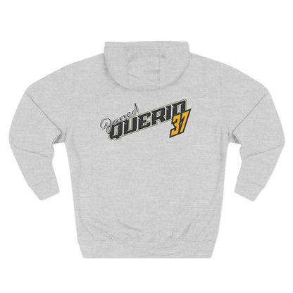 Jarred Querio Motorsports Racing Hoodie — 'Guerin 37' Three-Panel Fleece Racing Logo