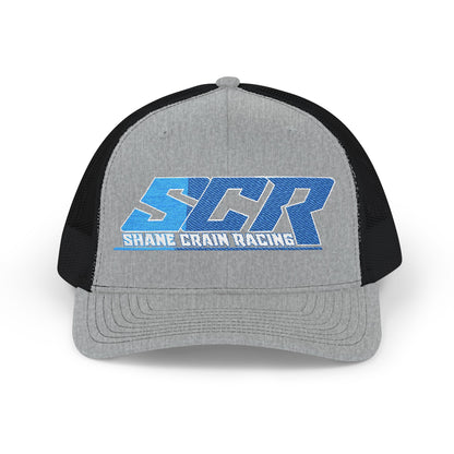Shane Crain Stylish Snapback Trucker Cap for Casual Days, Embroidered Cap for Outdoor Fun, Summer Hat, Gift for Him, Retro Style
