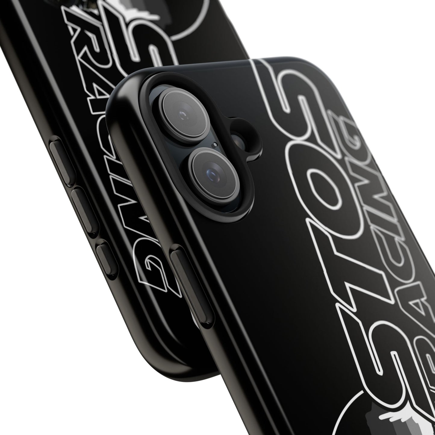 STOS Racing-Themed Tough Phone Cases, Durable Racing Phone Cover, Motorsport Accessories, Gifting for Car Enthusiasts, Sturdy Phone Protection