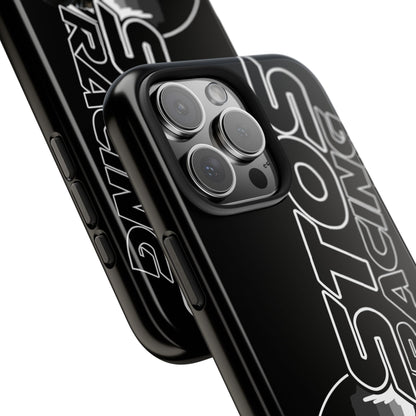 STOS Racing-Themed Tough Phone Cases, Durable Racing Phone Cover, Motorsport Accessories, Gifting for Car Enthusiasts, Sturdy Phone Protection