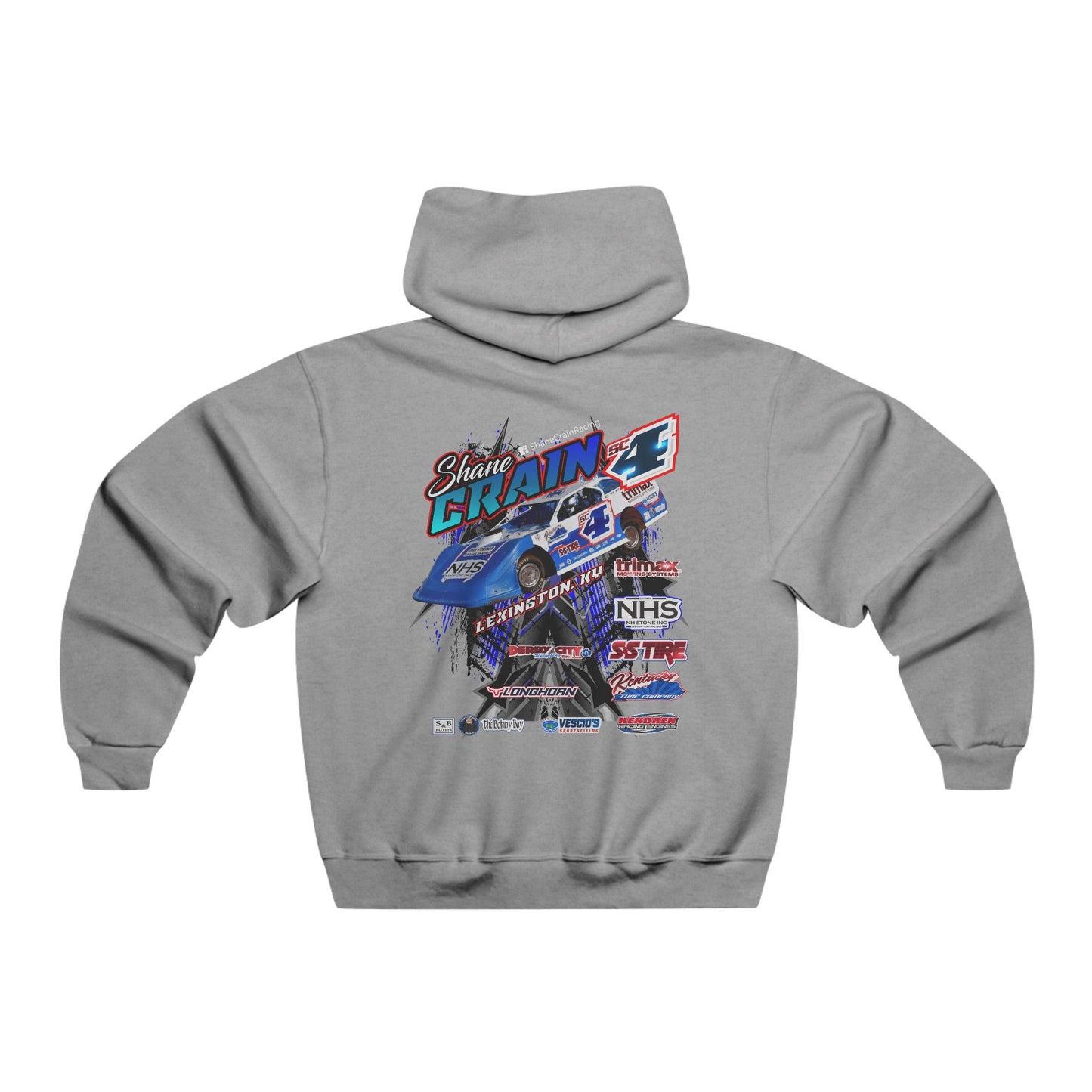 Shane Crain Men's Graphic Hoodie - Casual Comfort, Stylish Streetwear, Perfect for Gifting, Fall/Winter Fashion, Sports Enthusiasts