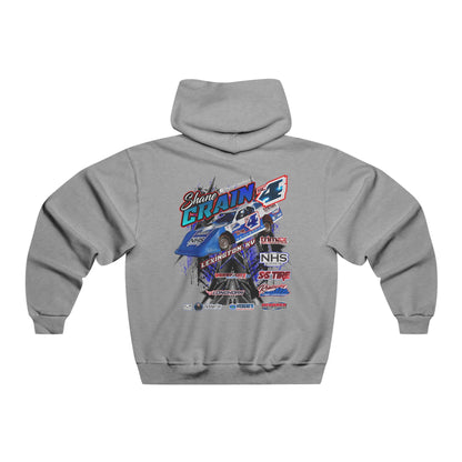 Shane Crain Men's Graphic Hoodie - Casual Comfort, Stylish Streetwear, Perfect for Gifting, Fall/Winter Fashion, Sports Enthusiasts