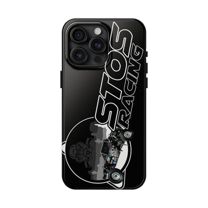STOS Racing-Themed Tough Phone Cases, Durable Racing Phone Cover, Motorsport Accessories, Gifting for Car Enthusiasts, Sturdy Phone Protection