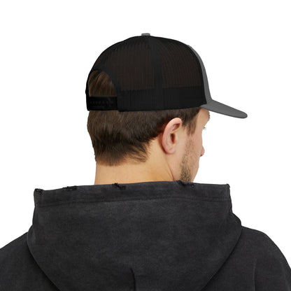 Jarred Querio 37 Embroidered Trucker Cap – Retro Racing Snapback