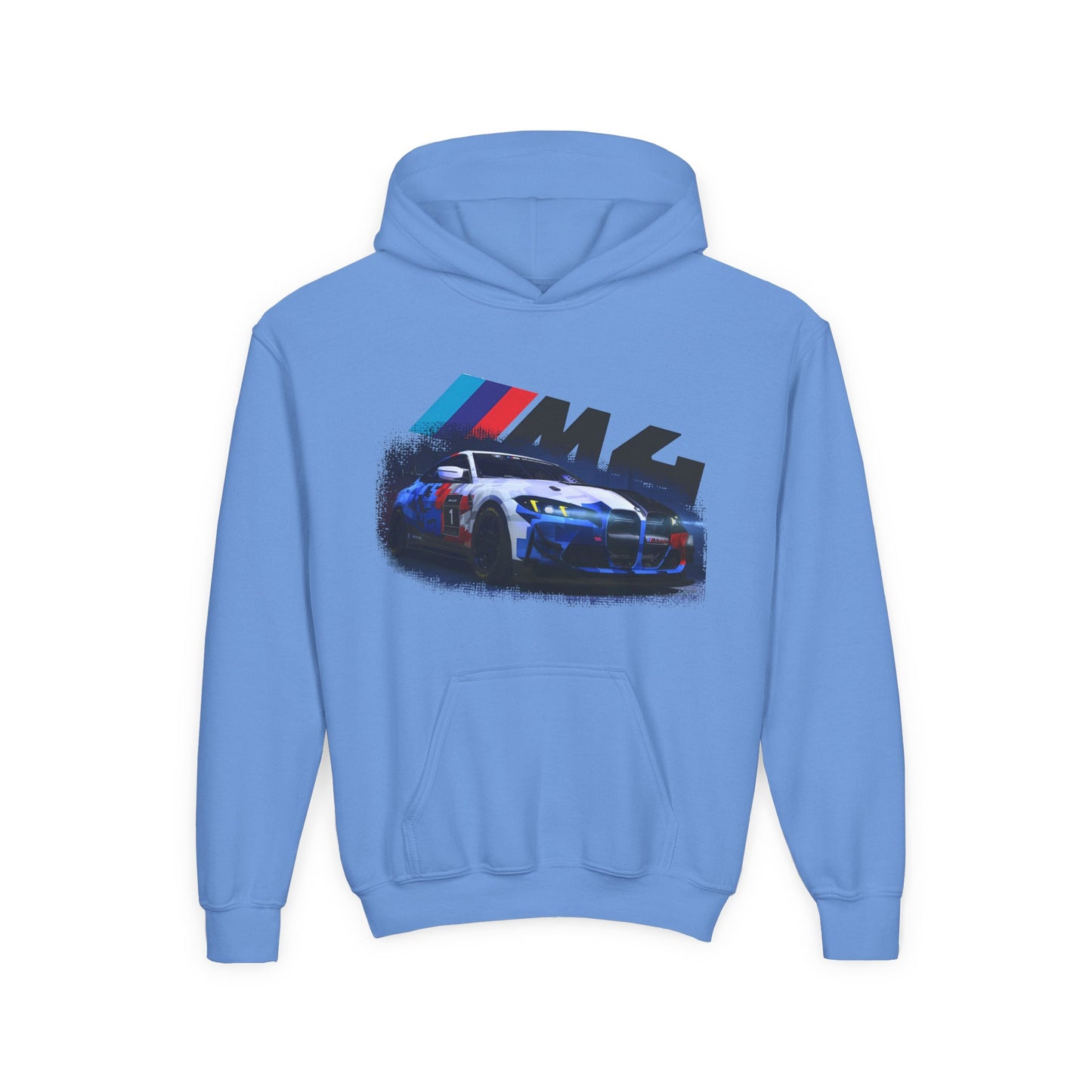 Youth Racing Hoodie — BMW M4 Drift Car Graphic