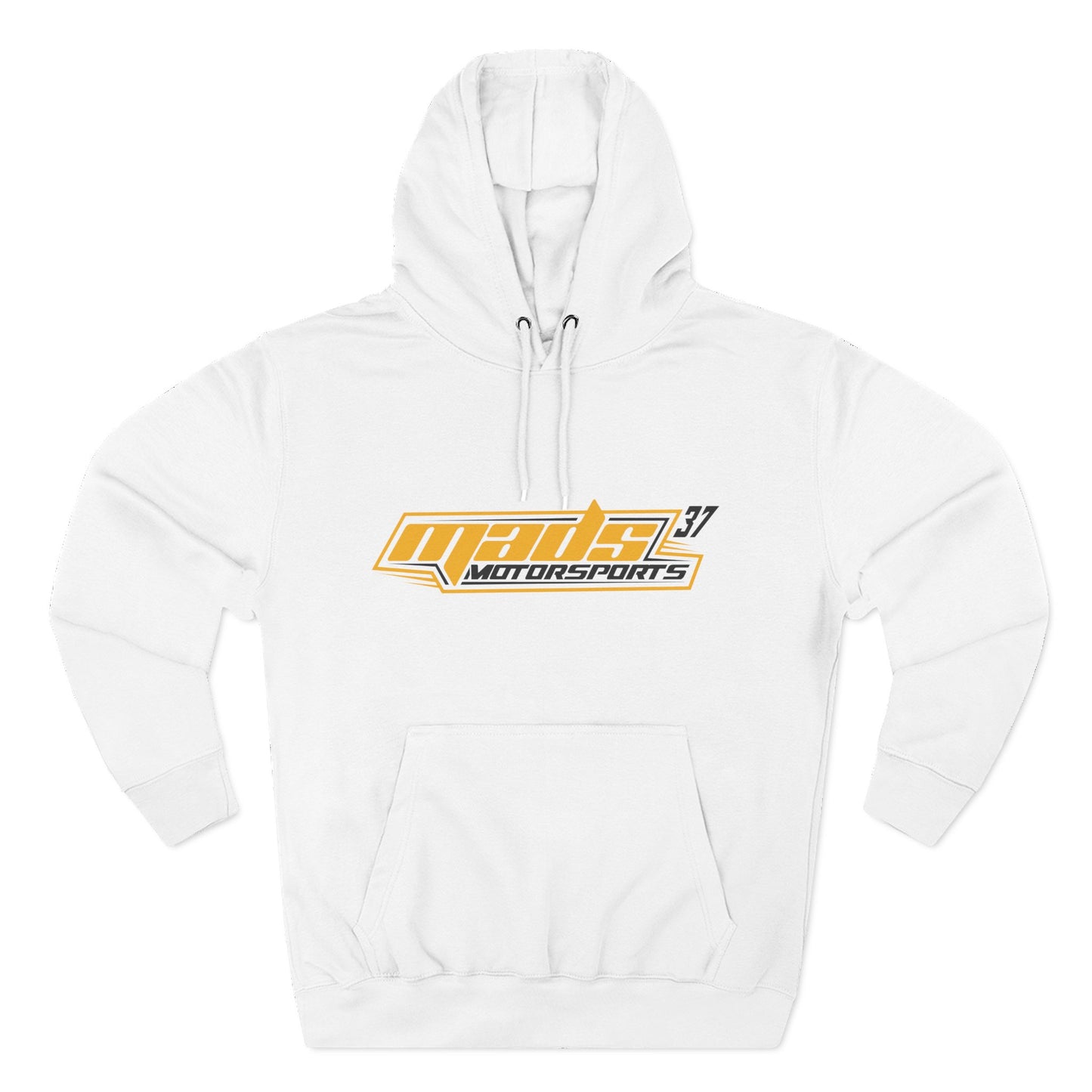 Jarred Querio Motorsports Racing Hoodie — 'Guerin 37' Three-Panel Fleece Racing Logo
