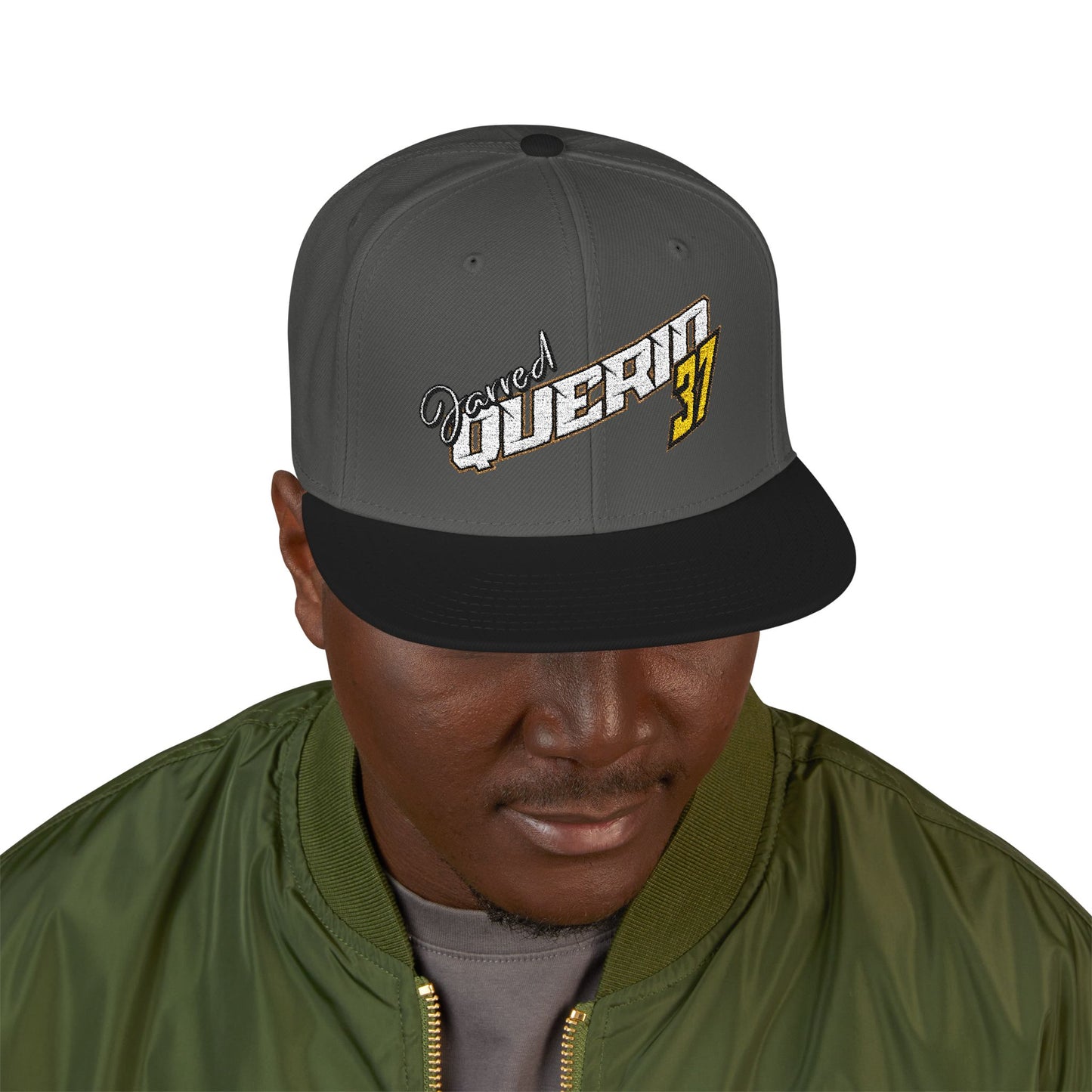Jarred Querio - Snapback Hat — Embroidered 'Scrim 37' Streetwear Cap