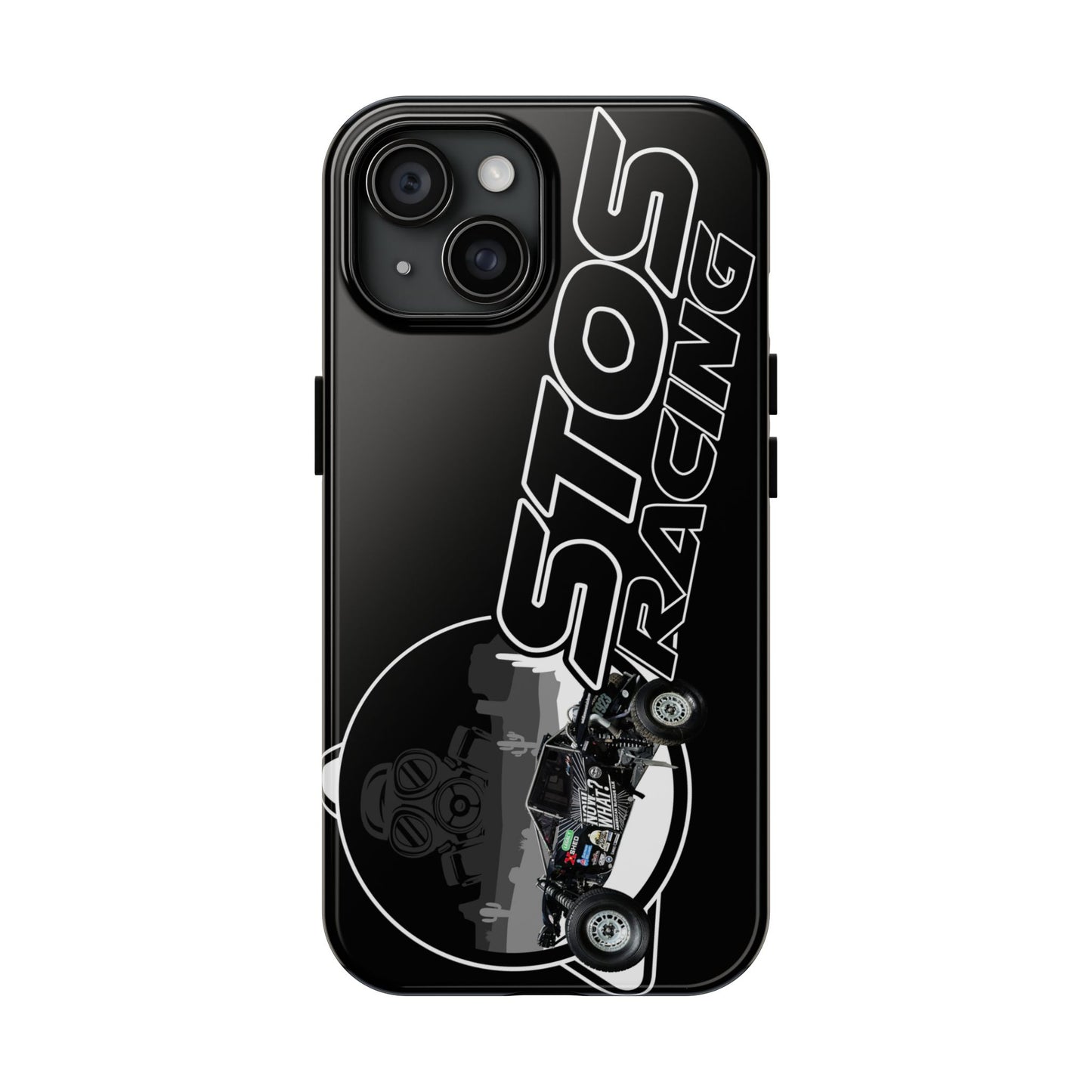 STOS Racing-Themed Tough Phone Cases, Durable Racing Phone Cover, Motorsport Accessories, Gifting for Car Enthusiasts, Sturdy Phone Protection