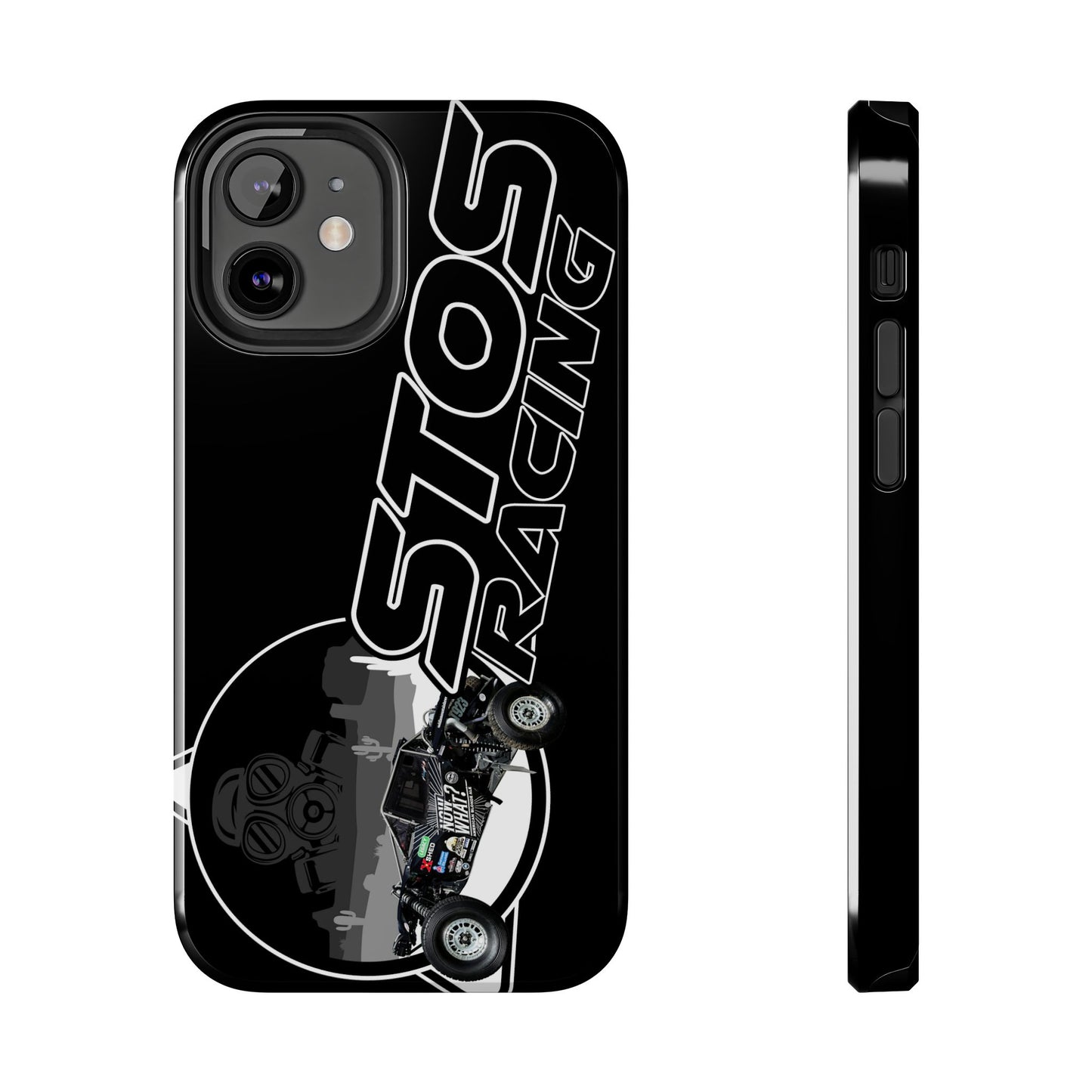 STOS Racing-Themed Tough Phone Cases, Durable Racing Phone Cover, Motorsport Accessories, Gifting for Car Enthusiasts, Sturdy Phone Protection