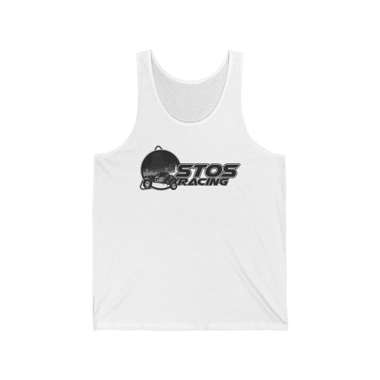 STOS Stylish Racing Tank Top for Enthusiasts, Perfect for Summer, Gift Ideas for Car Lovers, Unisex Jersey, Racing Apparel, Casual Wear