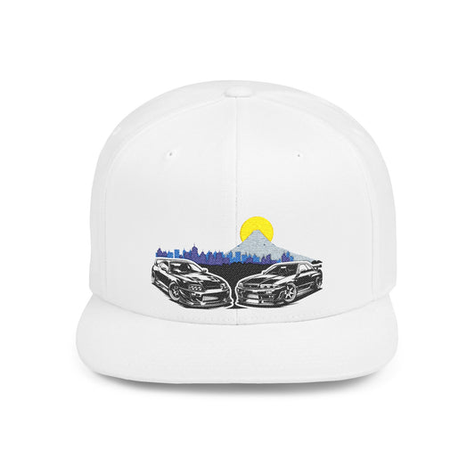 Supra & Skyline Tokyo Flat Bill Snapback