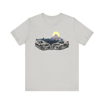 Supra & Skyline Themed Enthusiast Tee | Perfect for Road Trips, Car Shows, Father's Day, Birthdays, Casual Wear