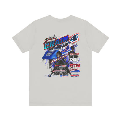Shane Crain Racing Enthusiast Tee, Unisex Jersey Short Sleeve Shirt for Fans, Motorsport Gift, Race Day Apparel, Cool Graphic Tee, Shane Crain Design