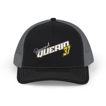 Jarred Querio 37 Embroidered Trucker Cap – Retro Racing Snapback
