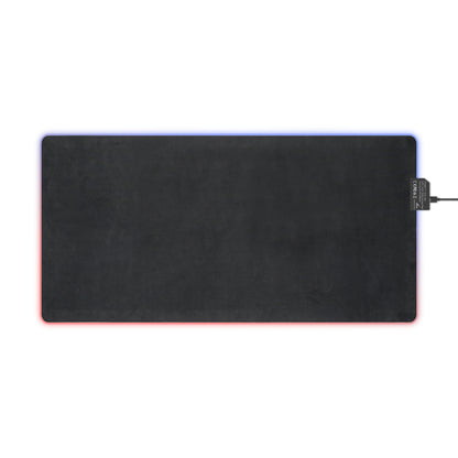 Racing M4 LED Gaming Mouse Pad — RGB Illuminated Extended Desk Mat with Sports Car Design