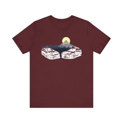 Skyline & Supra Tokyo Enthusiast Tee, Vintage Cars Shirt, Unisex Graphic Tee, Outdoor Lifestyle Apparel, Car Lover Gift, Perfect for Road Trips