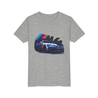 Youth BMW M4 Racing Tee – Kids Car Enthusiast Shirt