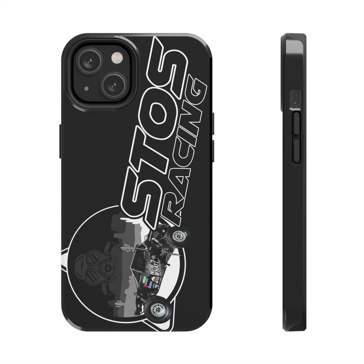 STOS Racing-Themed Tough Phone Cases, Durable Racing Phone Cover, Motorsport Accessories, Gifting for Car Enthusiasts, Sturdy Phone Protection