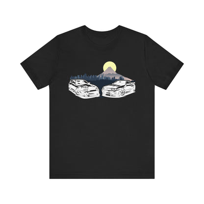 Skyline & Supra Tokyo Enthusiast Tee, Vintage Cars Shirt, Unisex Graphic Tee, Outdoor Lifestyle Apparel, Car Lover Gift, Perfect for Road Trips