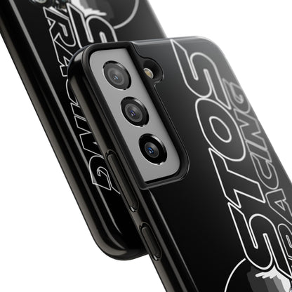 STOS Racing-Themed Tough Phone Cases, Durable Racing Phone Cover, Motorsport Accessories, Gifting for Car Enthusiasts, Sturdy Phone Protection