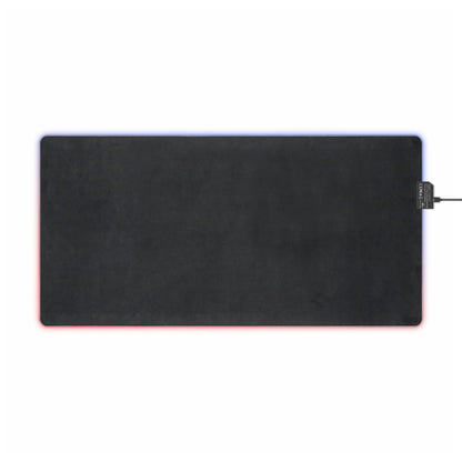 Racing M4 LED Gaming Mouse Pad — RGB Illuminated Extended Desk Mat with Sports Car Design