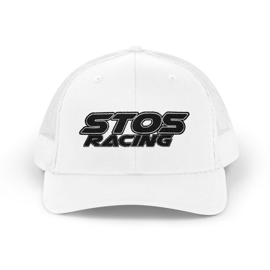 Stos Racing Snapback Trucker Cap for Racing Fans | Unisex Cap, Sports Headwear, Gift for Motorsports Enthusiasts, Casual Style