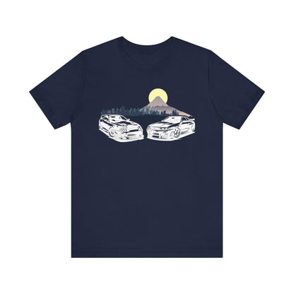 Skyline & Supra Tokyo Enthusiast Tee, Vintage Cars Shirt, Unisex Graphic Tee, Outdoor Lifestyle Apparel, Car Lover Gift, Perfect for Road Trips