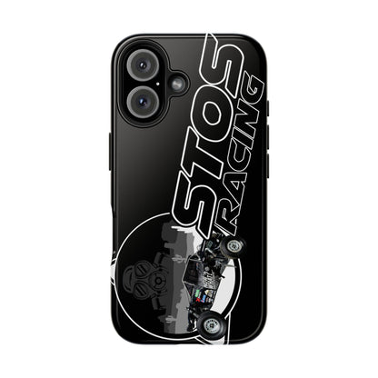 STOS Racing-Themed Tough Phone Cases, Durable Racing Phone Cover, Motorsport Accessories, Gifting for Car Enthusiasts, Sturdy Phone Protection