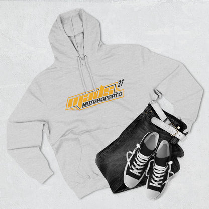 Jarred Querio Motorsports Racing Hoodie — 'Guerin 37' Three-Panel Fleece Racing Logo