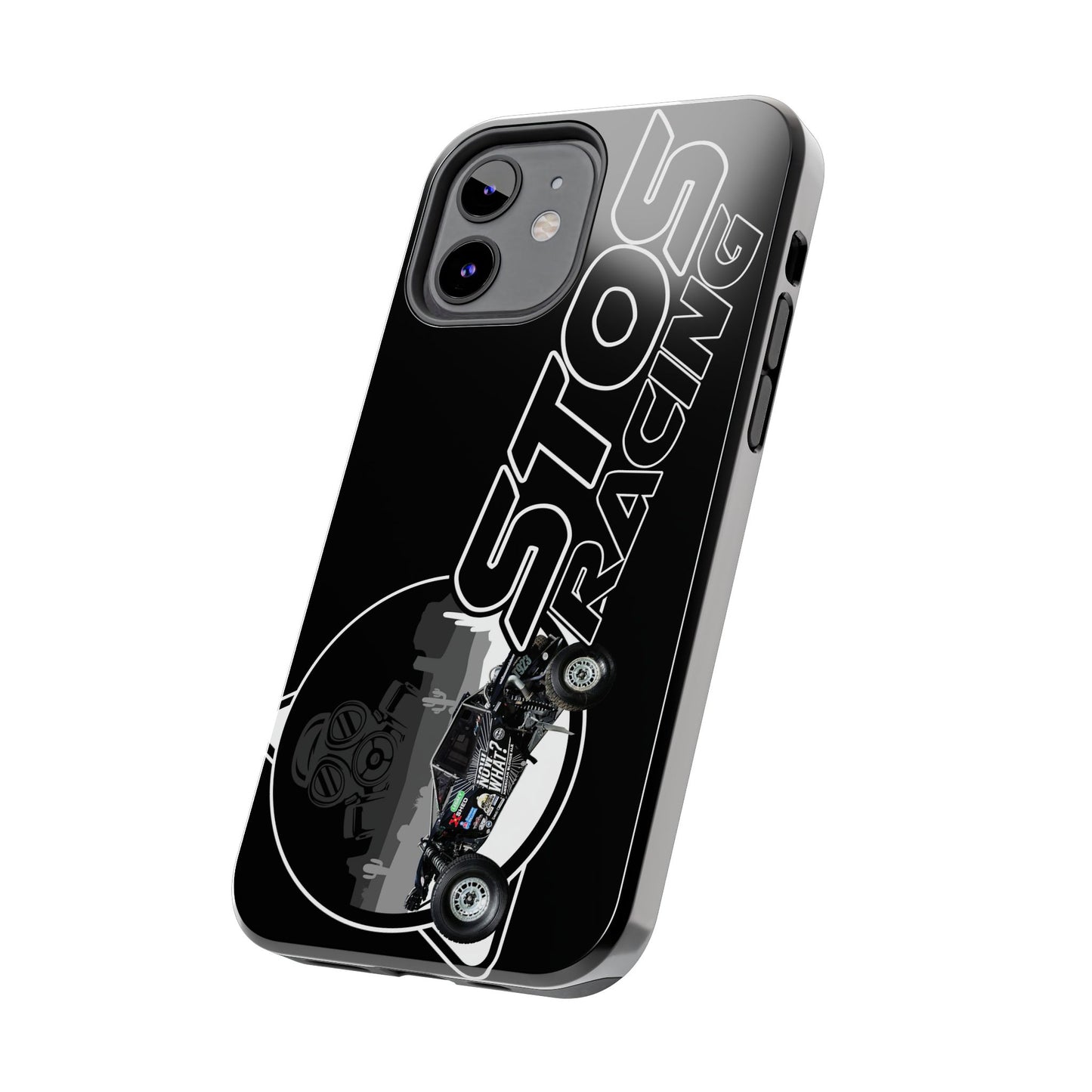 STOS Racing-Themed Tough Phone Cases, Durable Racing Phone Cover, Motorsport Accessories, Gifting for Car Enthusiasts, Sturdy Phone Protection