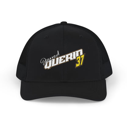 Jarred Querio 37 Embroidered Trucker Cap – Retro Racing Snapback