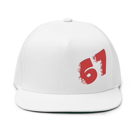 Trendy Embroidered Flat Bill Cap for Urban Style, Adjustable Snapback, Perfect Gift for Birthdays, Streetwear, Casual Outfits, Sports Events