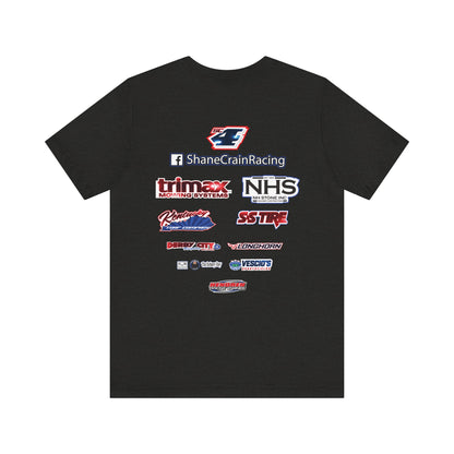 Shane Crain Racing Unisex Tee - Perfect for Race Fans, Casual Wear, Gifts for Drivers or Racing Enthusiasts