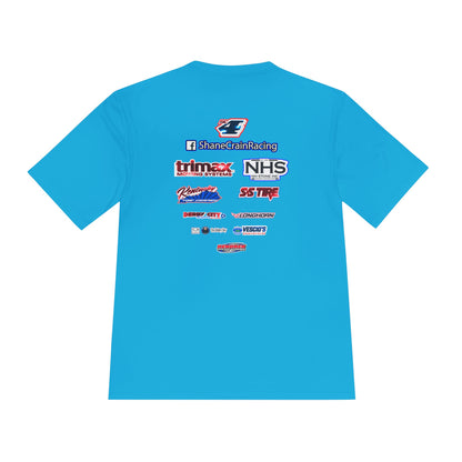 Shane Crain Unisex Moisture Wicking Tee, Breathable Sportswear, Activewear Shirt, Fitness Tee, Gym Apparel, Outdoor Top