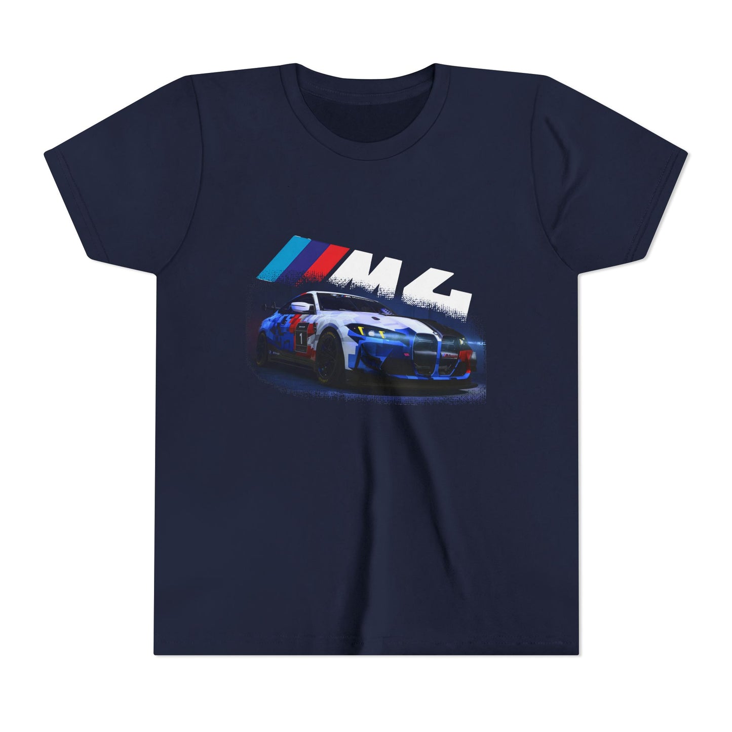 Youth BMW M4 Racing Tee – Kids Car Enthusiast Shirt