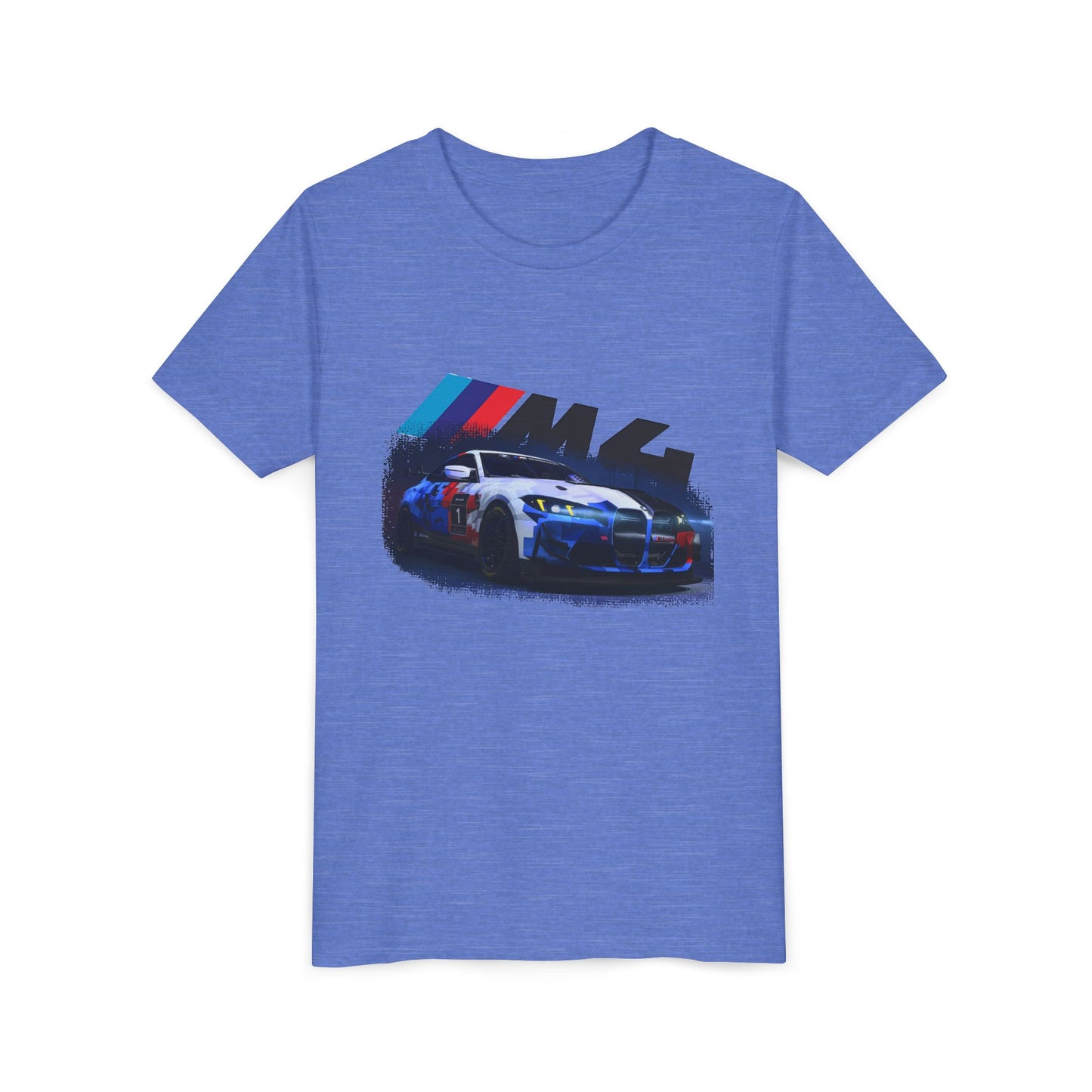 Youth BMW M4 Racing Tee – Kids Car Enthusiast Shirt