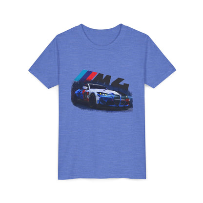 Youth BMW M4 Racing Tee – Kids Car Enthusiast Shirt
